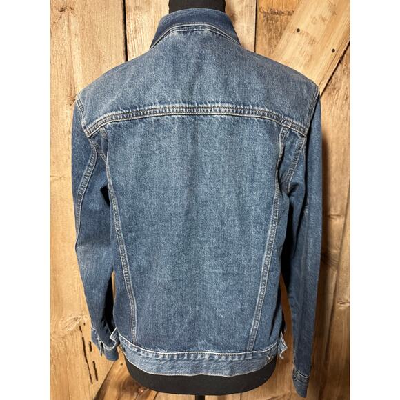 Gap Kids Girl’s XXL Blue Jean Jacket Tomboy Button Down Denim Long Sleeve Unisex - Picture 3 of 11